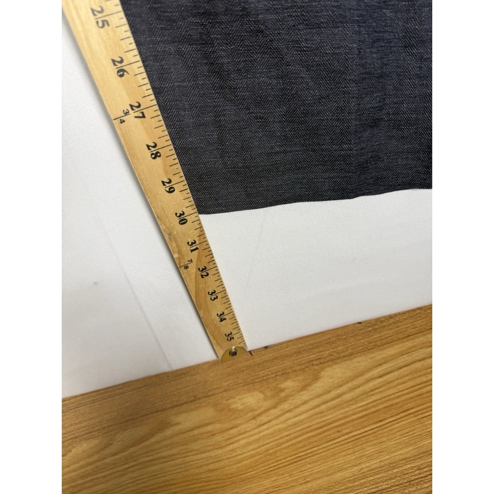 Tommy Bahama Beach Linen Blend Mens Pants Size 42x30 Gray Blue Herringbone Chino - Picture 6 of 7